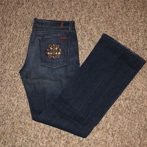 NWOT 7 for all mankind bootcut jeans
